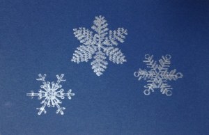 Snowflakes for Artistic Artifacts Open House make and take